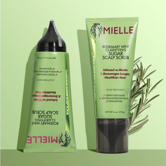 🍃NWT🍃 MIELLE Rosemary Mint Clarifying Sugar Scalp Scrub - Picture 5 of 10